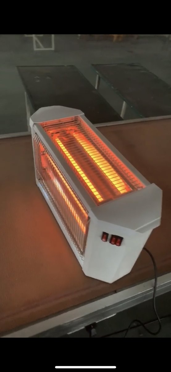 Two-Sided Top Two-Tube Electric Heater 1600W