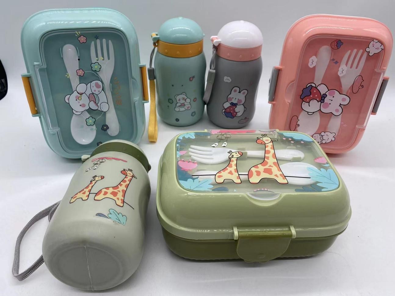 Kids Lunch Box & Bottle Set KS-TJ-16
