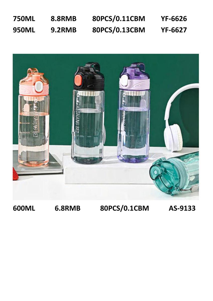 600ml Sports Water Bottle
