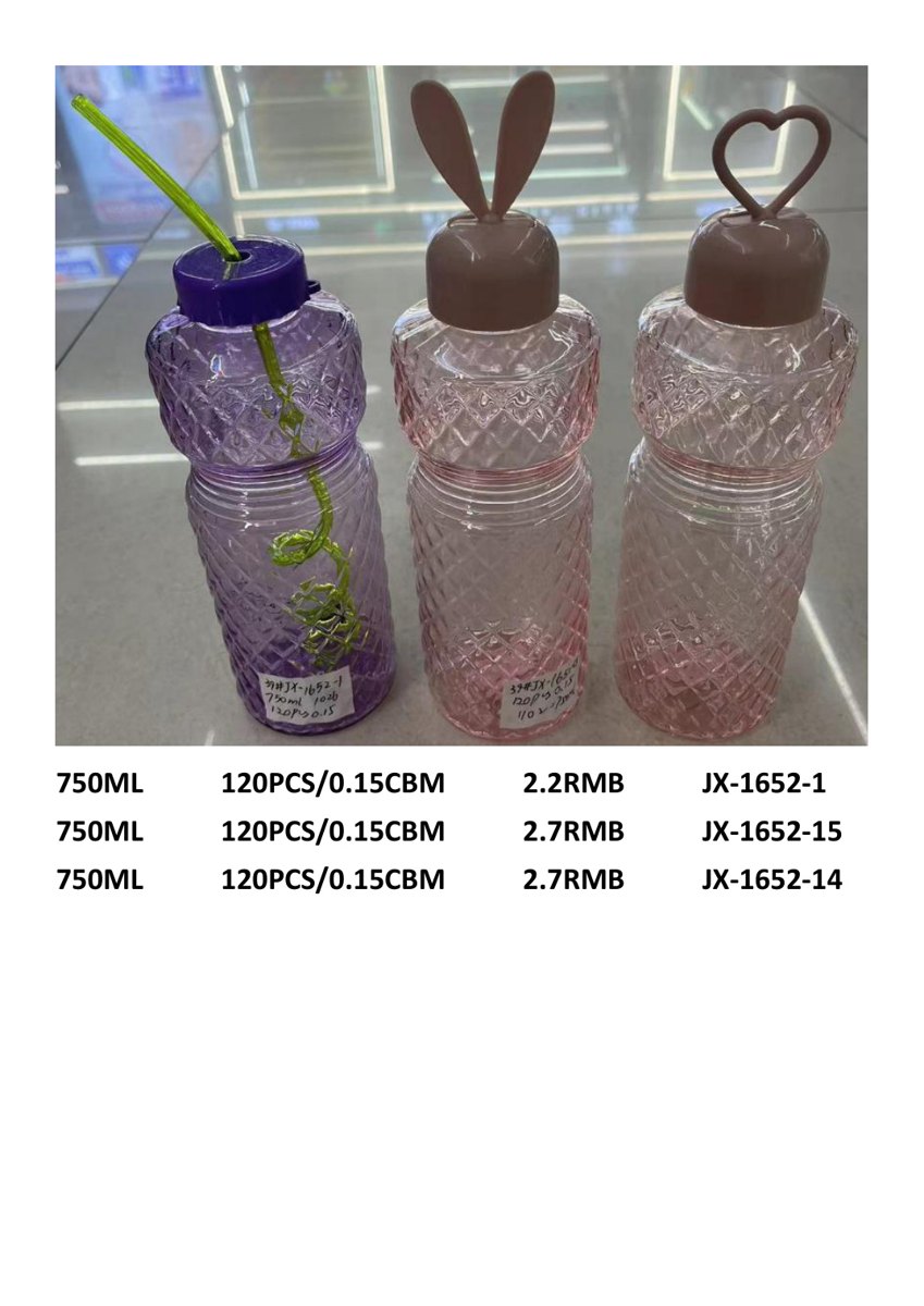PC Sports Bottle JX-1652-1 750ml