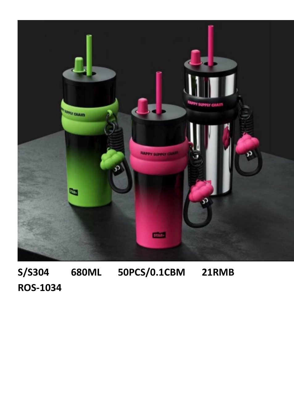Stainless Steel Thermal Bottle 680ml S/S304 THERMAL-P0308-680ML